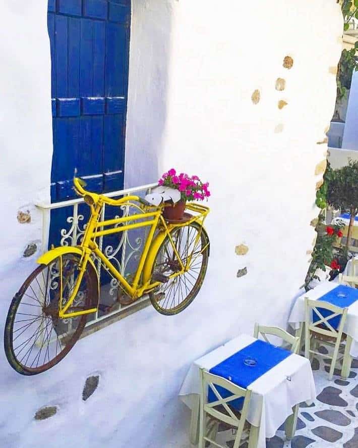greek island bicycle