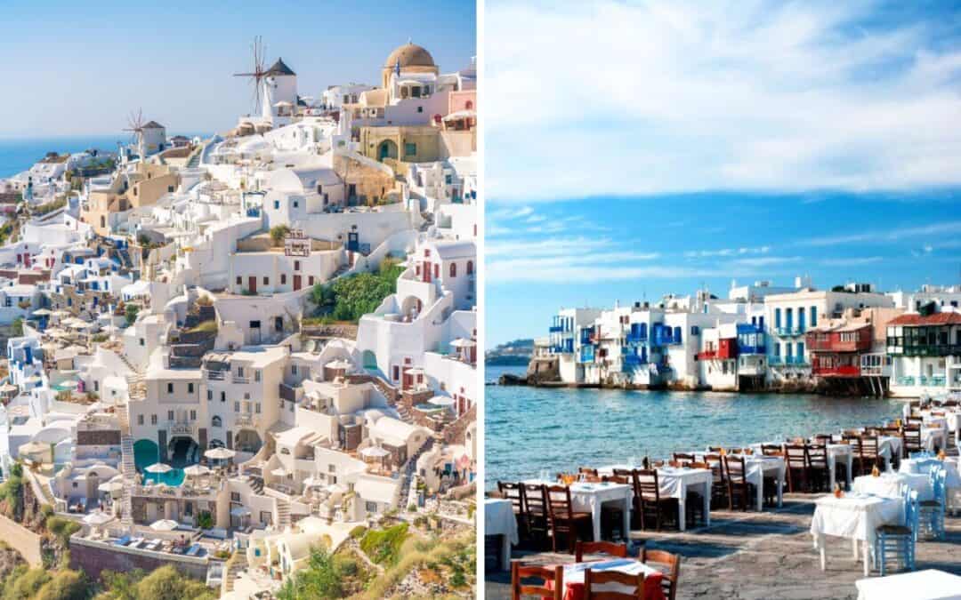 SANTORINI VS MYKONOS – WHICH FAMOUS GREEK ISLAND IS FOR YOU IN 2026?