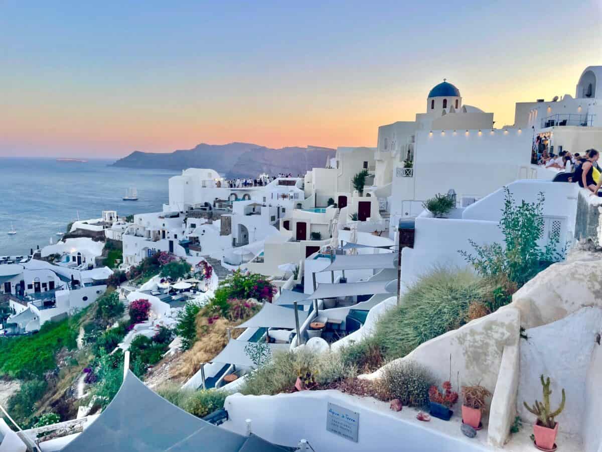 santorini on a budget