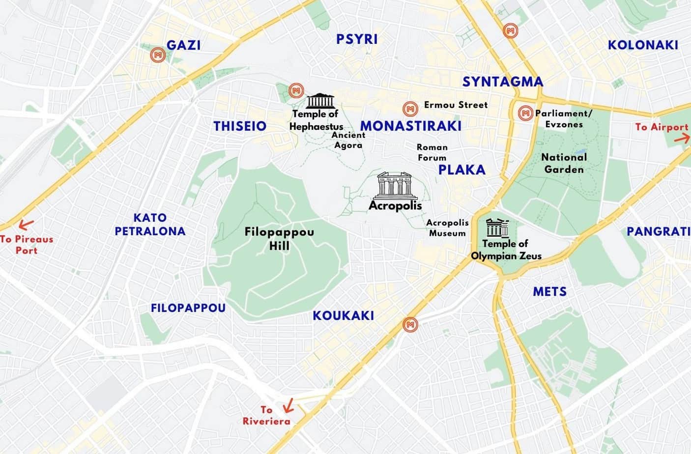 where to stay in athens