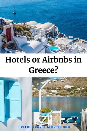 hotels or airbnbs in greece