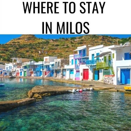 WHERE TO STAY IN MILOS MILOS ACCOMMODATION