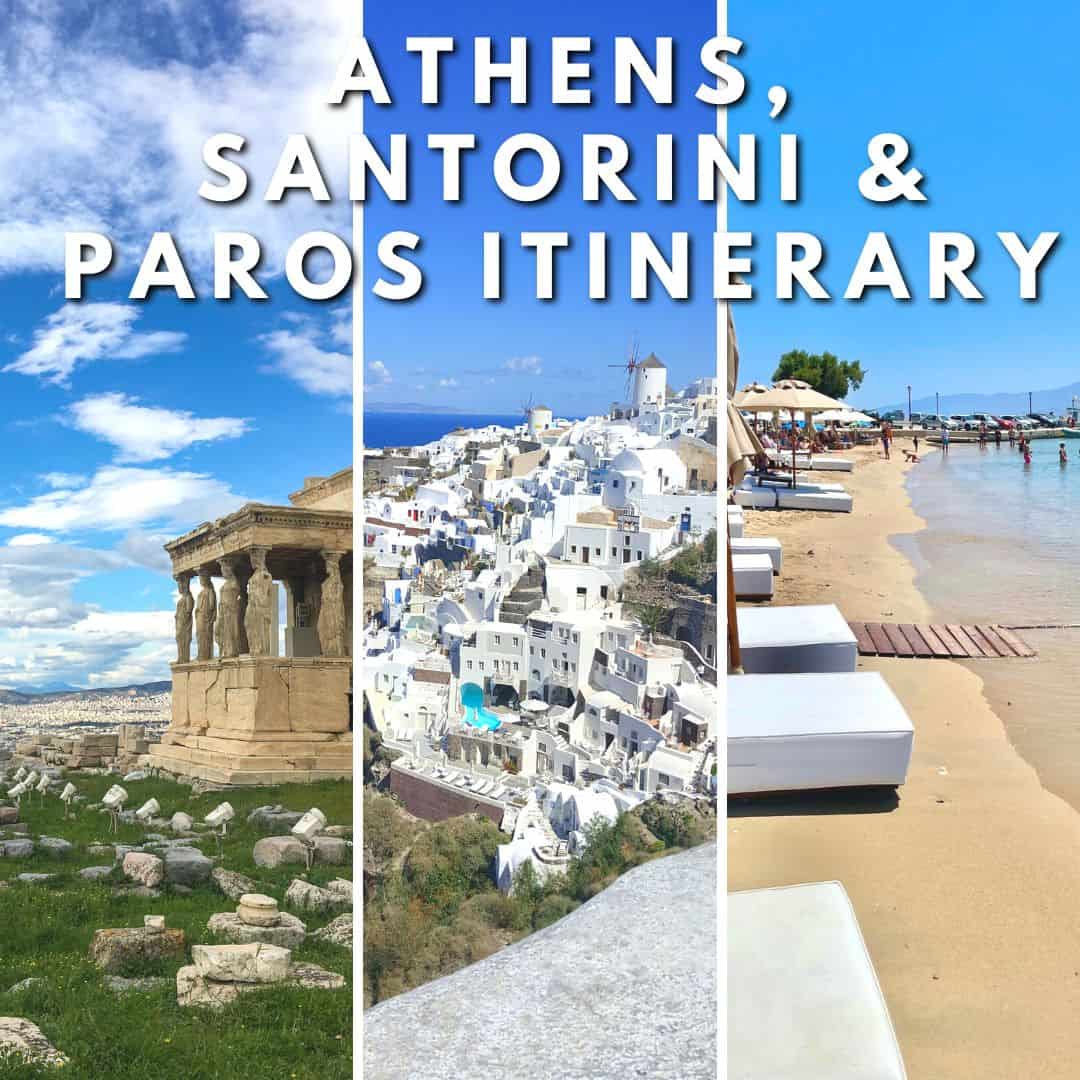 ATHENS SANTORINI AND PAROS
