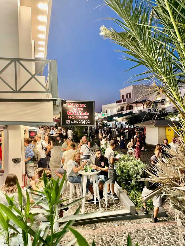 santorini on a budget