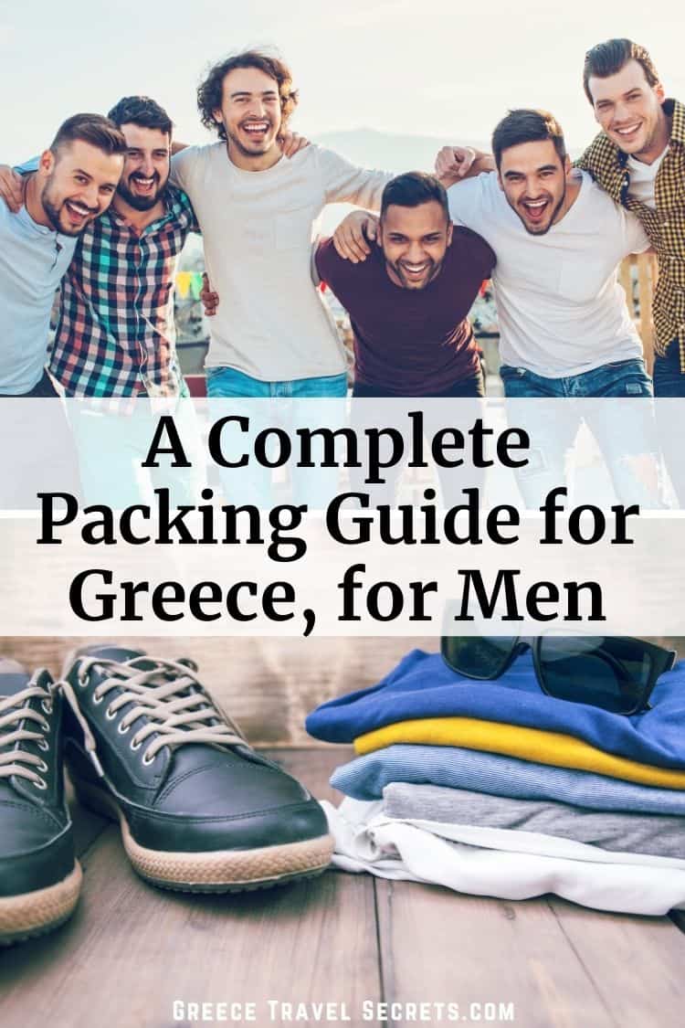 what to pack for greece for men