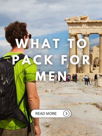 PACKING GUIDE FOR GREECE FOR MEN