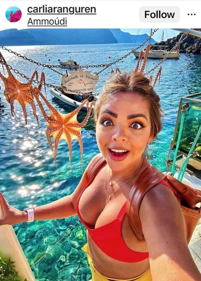 santorini instragram spots