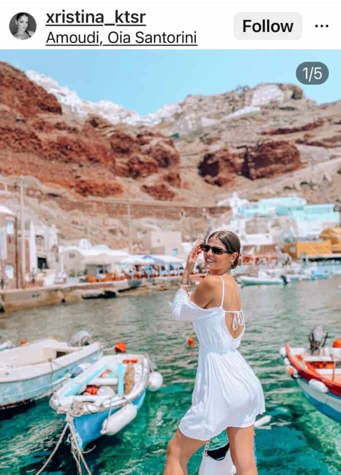 santorini instragram spots