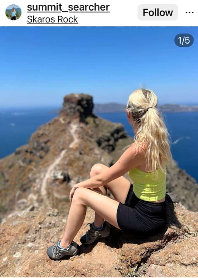 santorini instragram spots