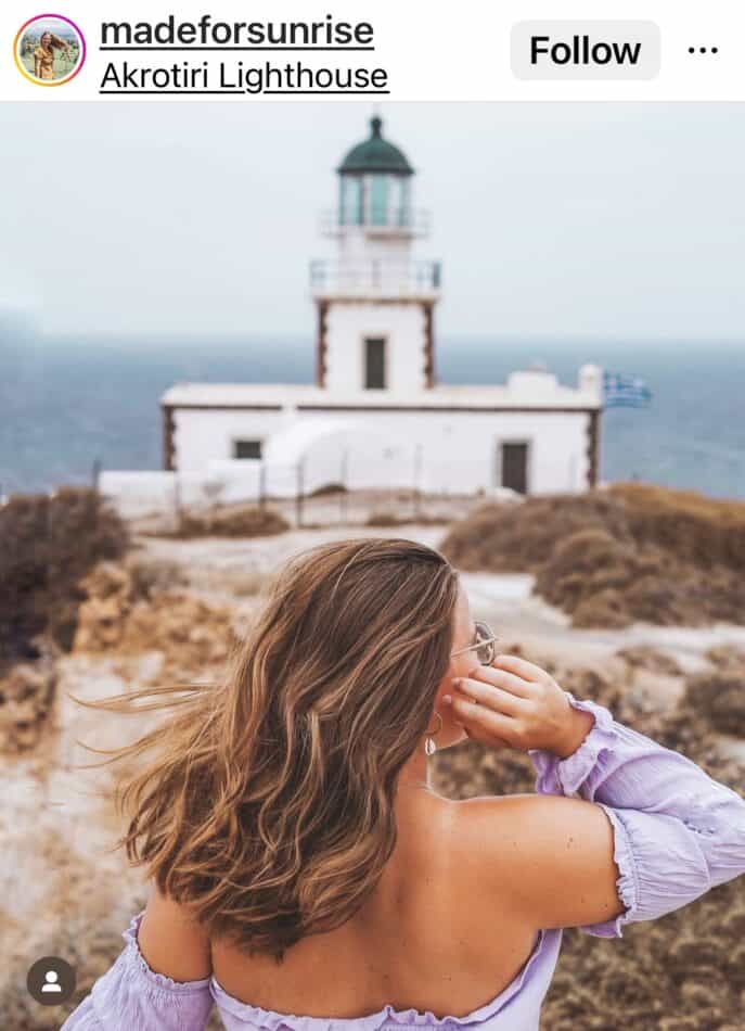 santorini instragram spots