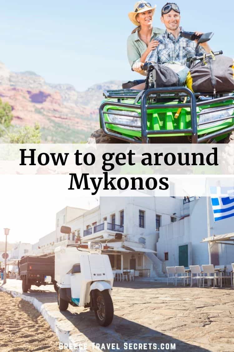 how to get around Mykonos