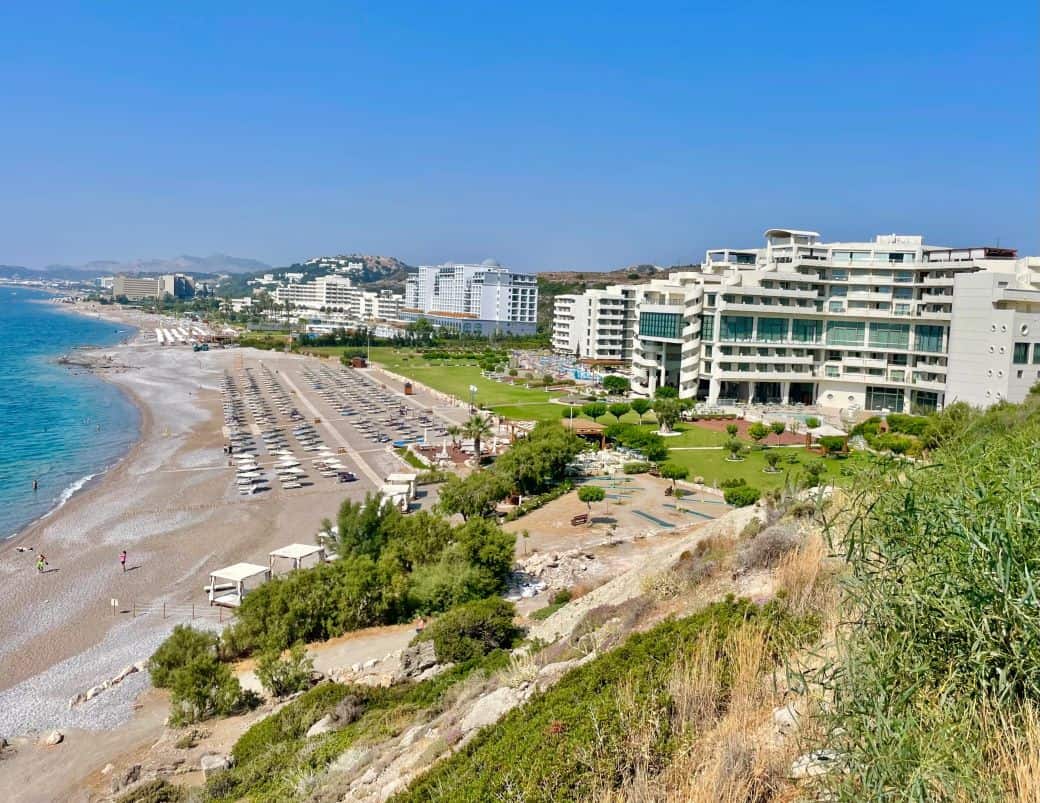 best beaches in Rhodes