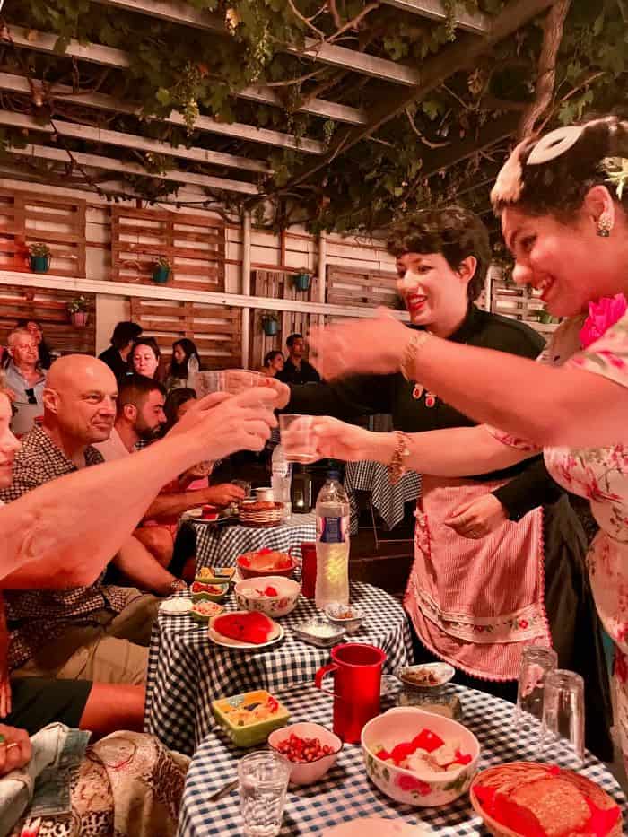 view from Dinner in the Sky Athens