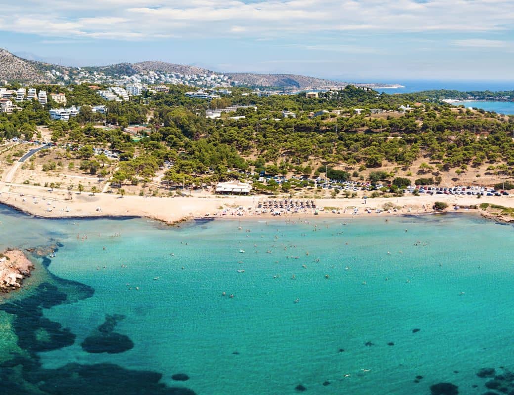 best beaches in athens
