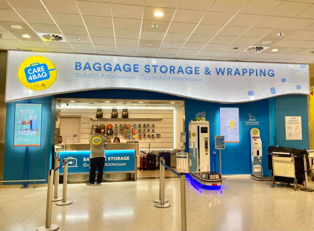 luggage storage in athens