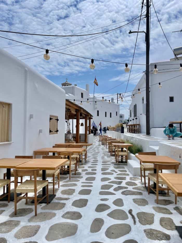 one day in mykonos