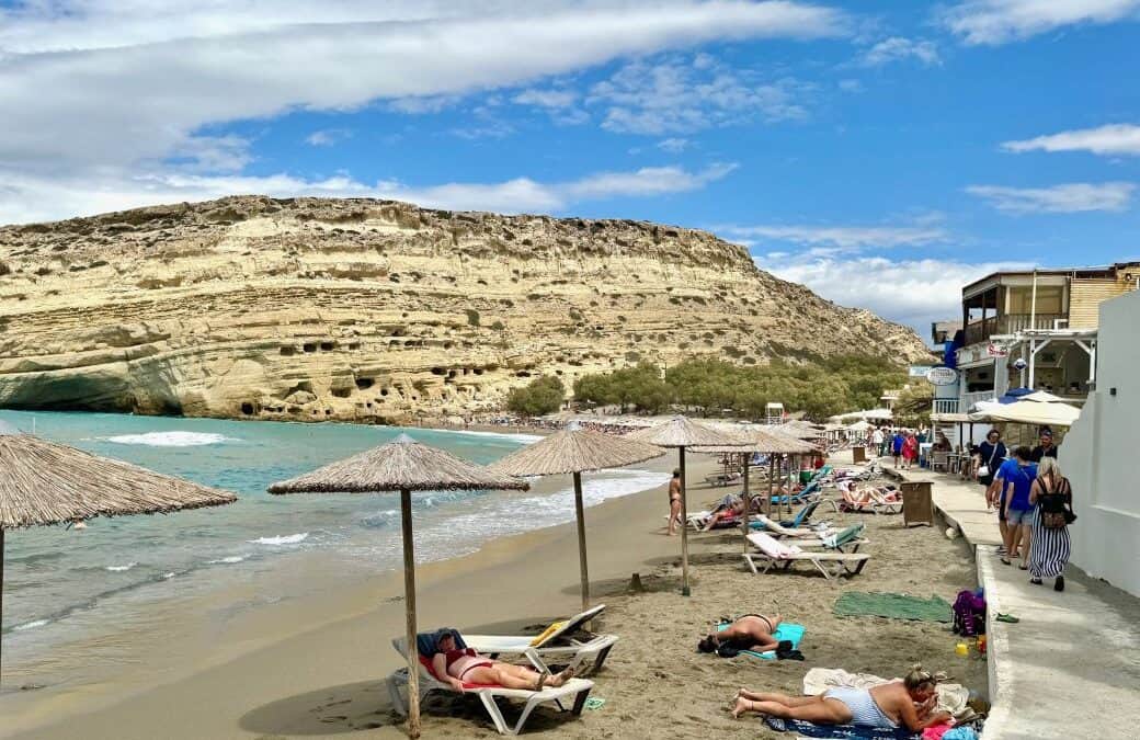 VISIT FAMOUS MATALA BEACH CRETE